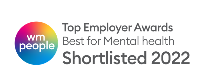 Top Employer Awards 2022 Shortlisted - Mental Health